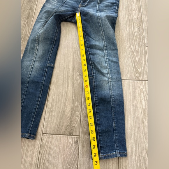 Pilcro and the letterpress|Anthro high rise denim leggings,medium wash jeans••28 - Picture 16 of 16